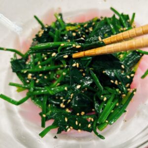 ほうれん草の胡麻和えレシピ