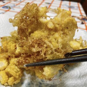 ヤングコーンのかき揚げ